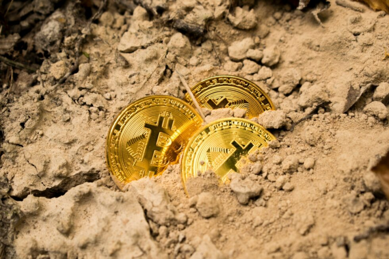 bitcoin buried in ground